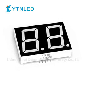 1inch Dual digit led display Common Cathode Anode Red Orange Yellow Olivine Emerald Blue White color 