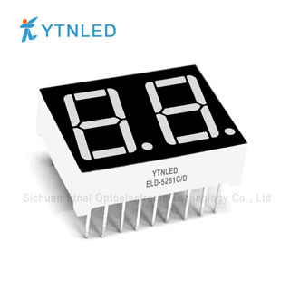 0.56inch Dual digit led display Common Cathode Anode Red Orange Yellow Olivine Emerald Blue White col