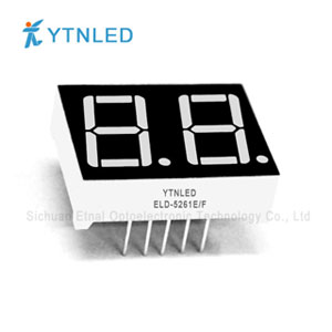 0.56inch Dual digit led display Common Cathode Anode Red Orange Yellow Olivine Emerald Blue White col