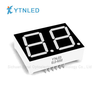 0.8inch Dual digit led display Common Cathode Anode Red Orange Yellow Olivine Emerald Blue White colo