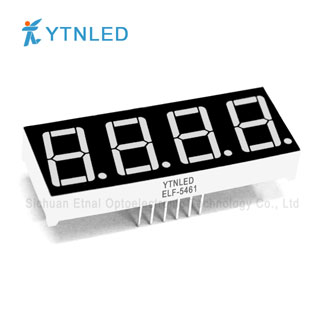0.56inch Four digit led display Common Cathode Anode Red Orange Yellow Olivine Emerald Blue White col