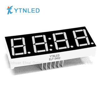 0.56inch Four digit led display Common Cathode Anode Red Orange Yellow Olivine Emerald Blue White col