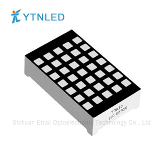 1.2inch 3mm 5X7 Dot Matrix led display Common Cathode Anode Red Orange Yellow Olivine Emerald Blue Wh