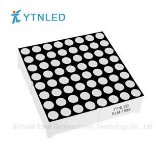 1.5inch 3.7mm 8X8 Dot Matrix led display Common Cathode Anode Red Orange Yellow Olivine Emerald Blue 