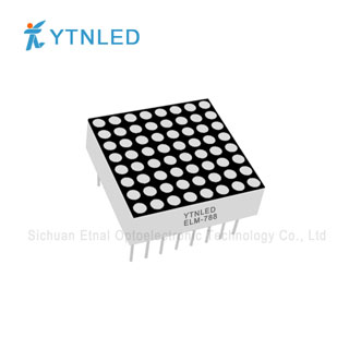 0.7inch 1.9mm 8X8 Dot Matrix led display Common Cathode Anode Red Orange Yellow Olivine Emerald Blue 