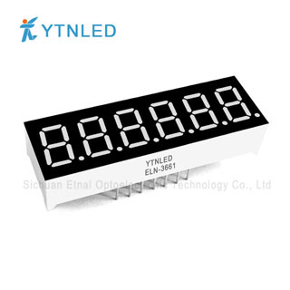 0.36inch Six digit led display Common Cathode Anode Red Orange Yellow Olivine Emerald Blue White colo