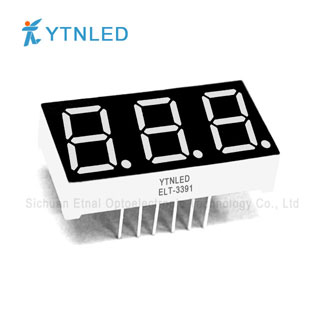 0.39inch Three digit led display Common Cathode Anode Red Orange Yellow Olivine Emerald Blue White co