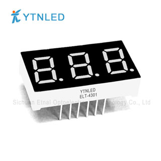 0.4inch Three digit led display Common Cathode Anode Red Orange Yellow Olivine Emerald Blue White col